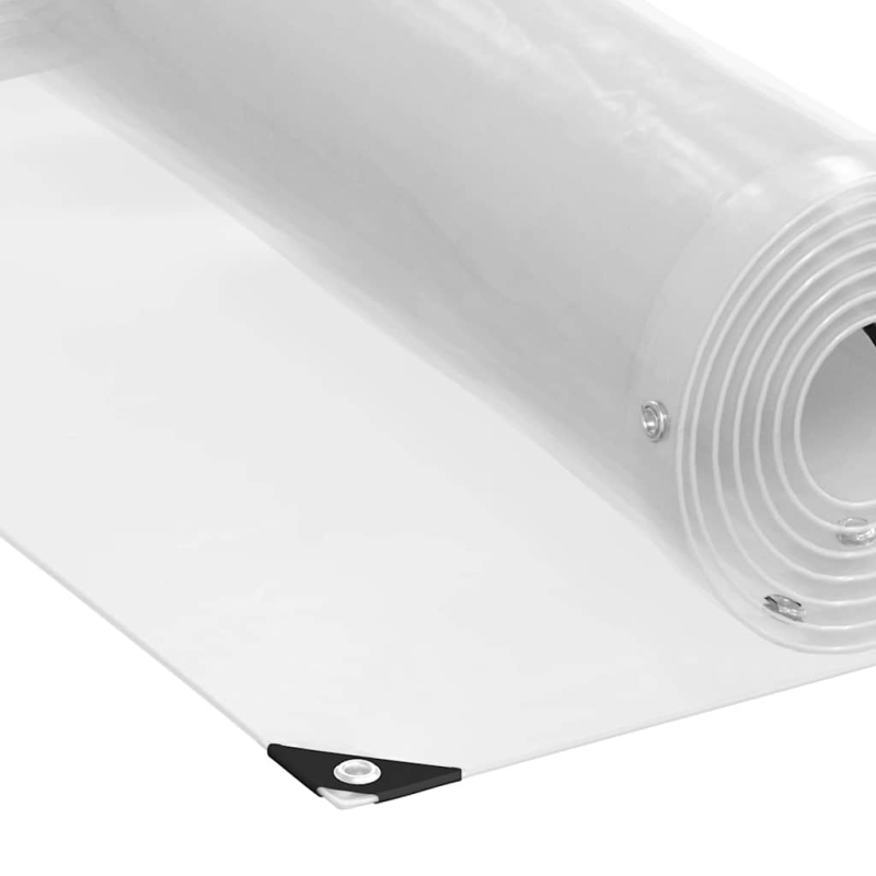 Transparente Plane mit Ösen 2x3 m PVC