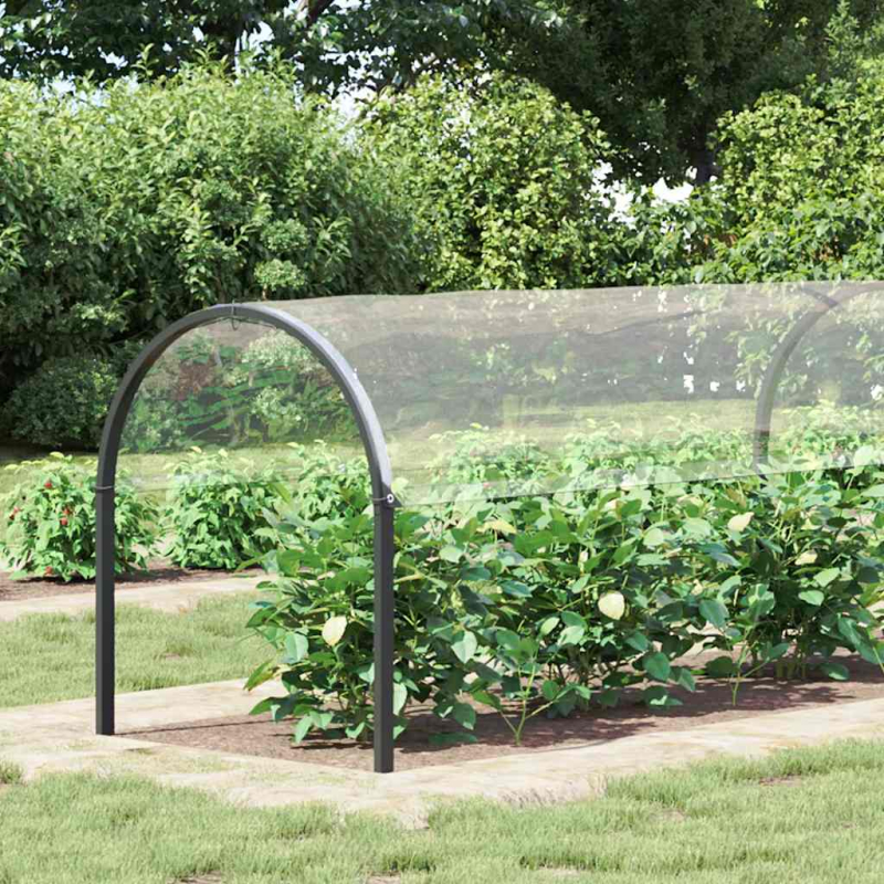 Transparente Plane mit Ösen 2x12 m PVC