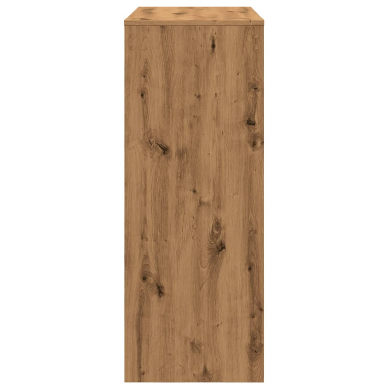 Bartisch mit Regal Artisan-Eiche 90x40x103,5 cm Holzwerkstoff