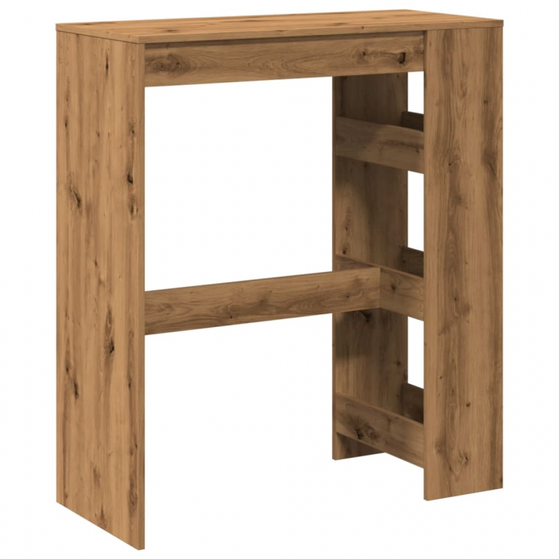 Bartisch mit Regal Artisan-Eiche 90x40x103,5 cm Holzwerkstoff