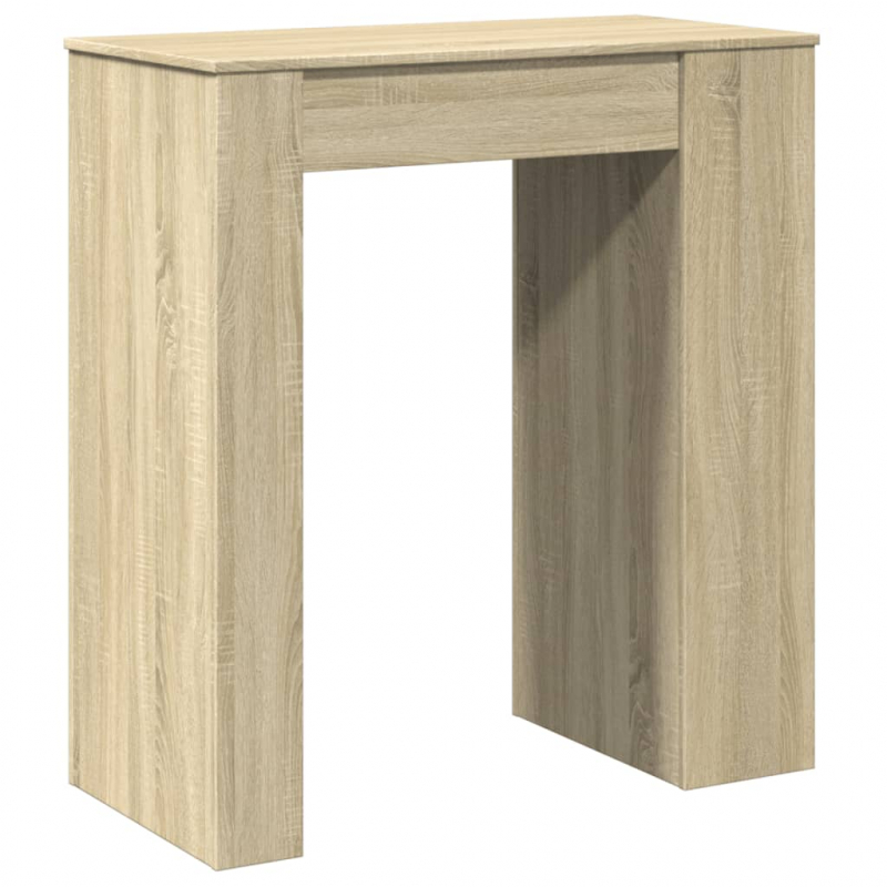 Bartisch mit Regal Sonoma-Eiche 95x47x103,5 cm Holzwerkstoff