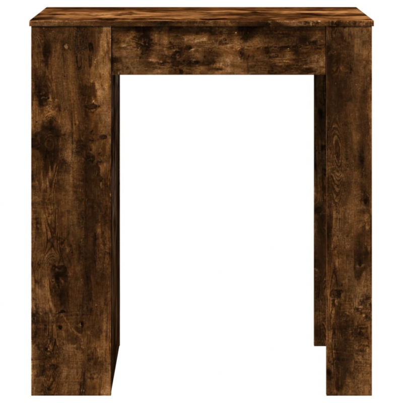 Bartisch mit Regal Räuchereiche 95x47x103,5 cm Holzwerkstoff