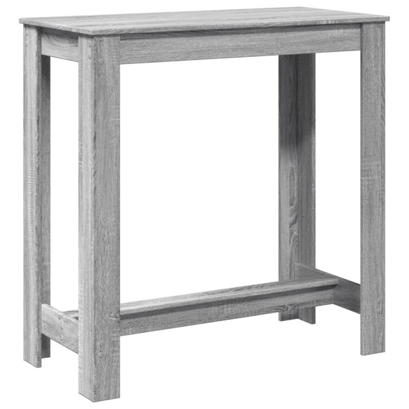 Bartisch Grau Sonoma 102x50x103,5 cm Holzwerkstoff