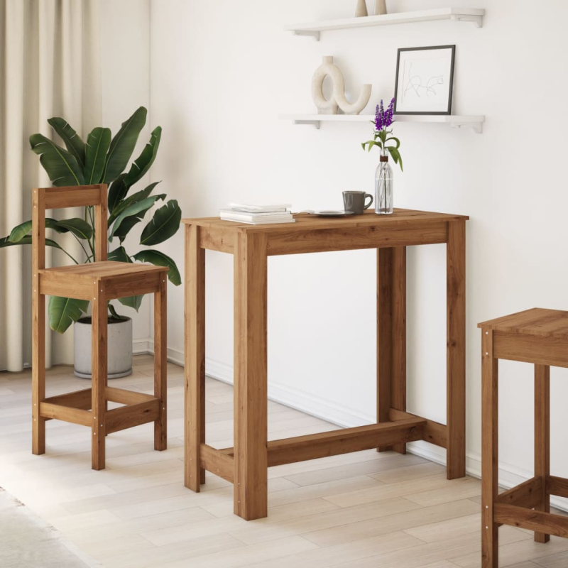 Bartisch Artisan-Eiche 102x50x103,5 cm Holzwerkstoff