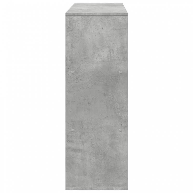 Bücherregal/Raumteiler Betongrau 100x33x94,5 cm