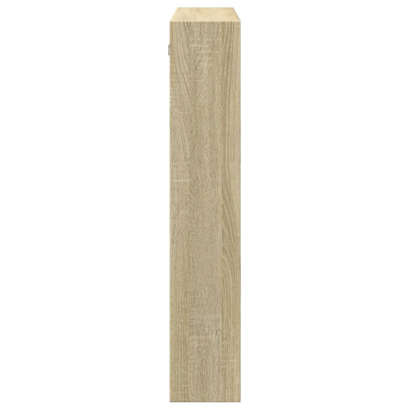 Wandschrank Sonoma-Eiche 80x15x80 cm Holzwerkstoff