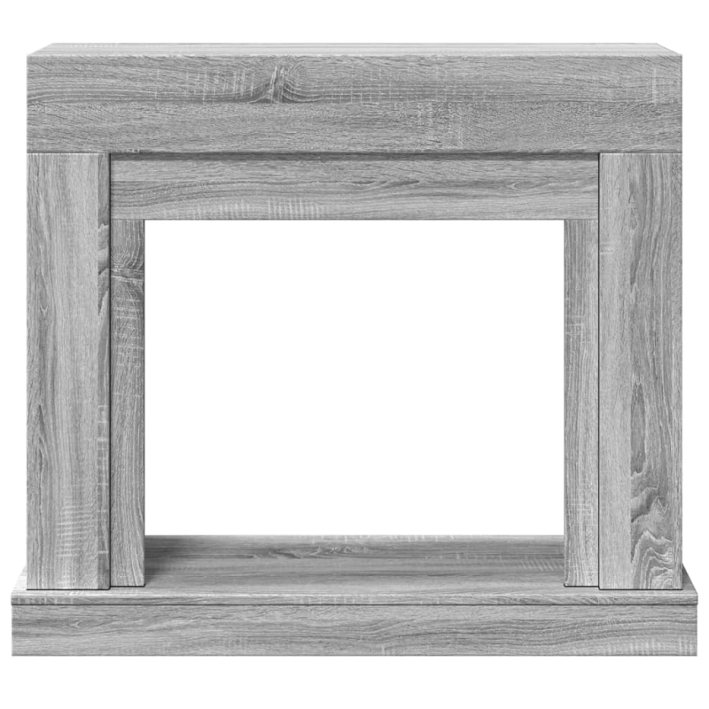 Kaminumrandung Grau Sonoma 100x30x87,5 cm Holzwerkstoff
