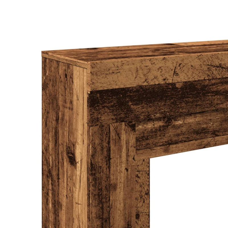Kaminumrandung Altholz-Optik 100x30x87,5 cm Holzwerkstoff