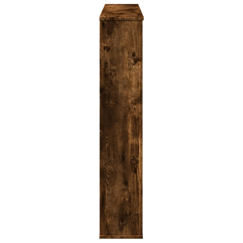 Kaminumrandung Räuchereiche 100x20x100 cm Holzwerkstoff