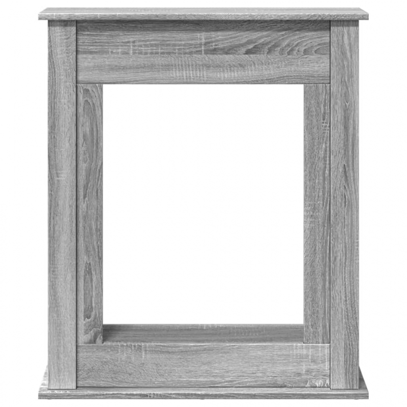 Kaminumrandung Grau Sonoma 75x20x87,5 cm Holzwerkstoff