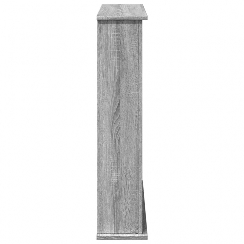 Kaminumrandung Grau Sonoma 75x20x87,5 cm Holzwerkstoff