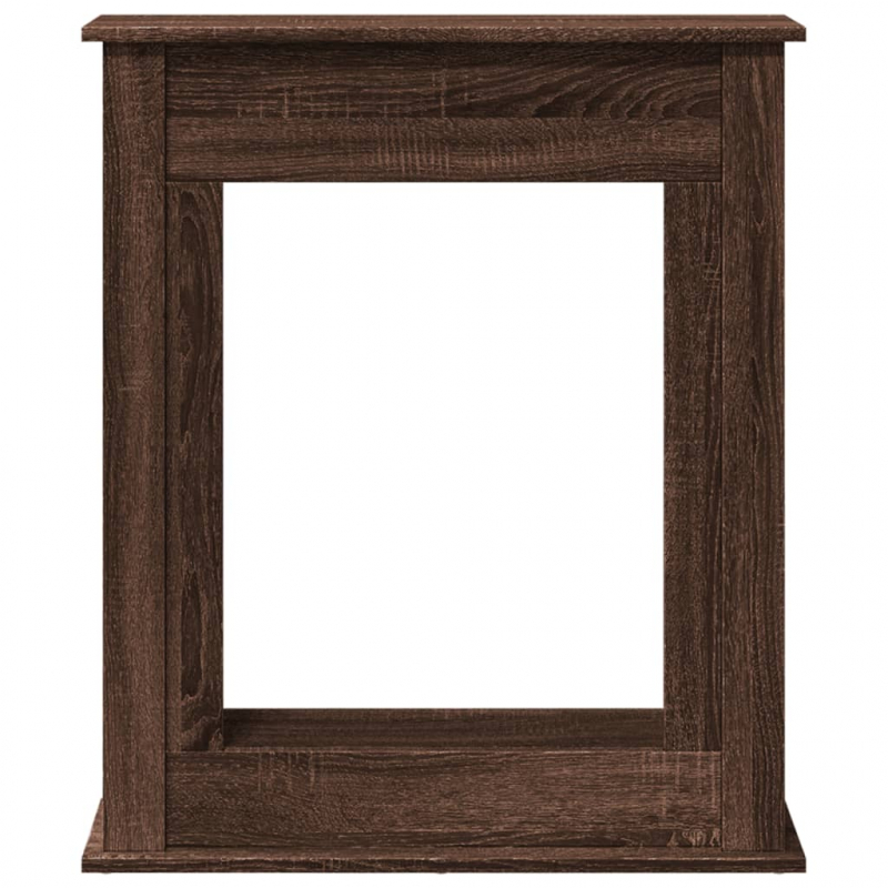 Kaminumrandung Braun Eichen-Optik 75x20x87,5 cm Holzwerkstoff