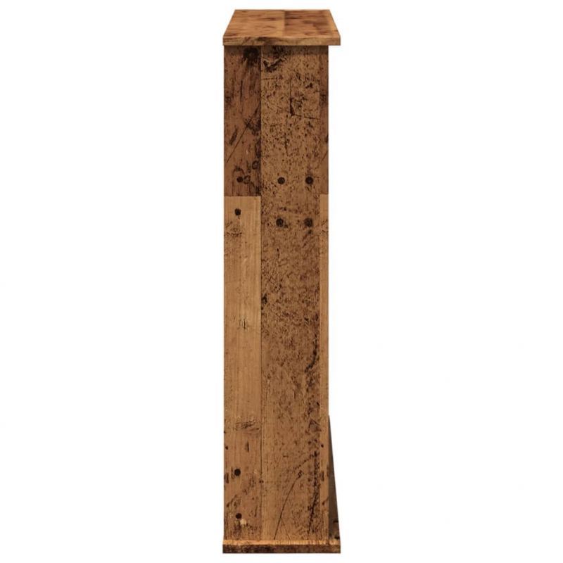 Kaminumrandung Altholz-Optik 75x20x87,5 cm Holzwerkstoff