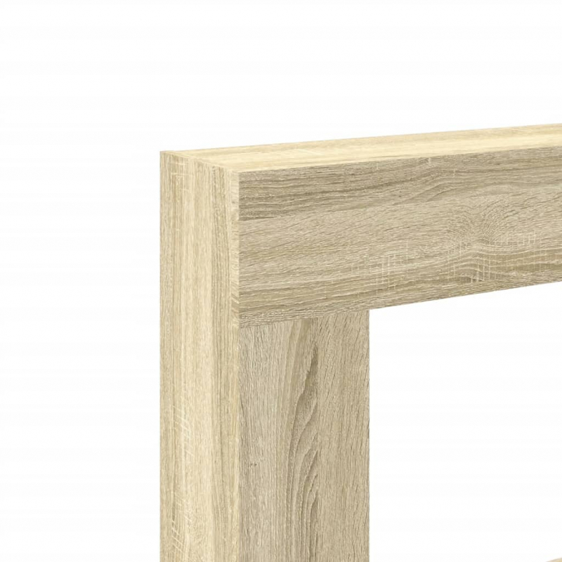 Kaminumrandung Sonoma-Eiche 81x18x82 cm Holzwerkstoff