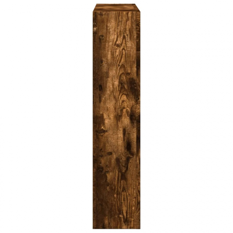 Kaminumrandung Räuchereiche 81x18x82 cm Holzwerkstoff