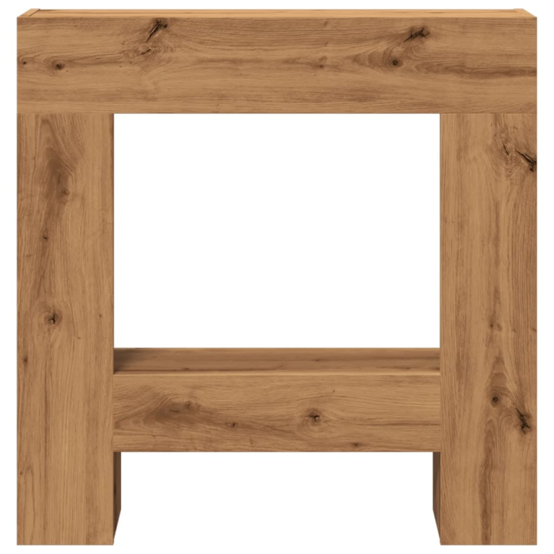 Kaminumrandung Artisan-Eiche 81x18x82 cm Holzwerkstoff