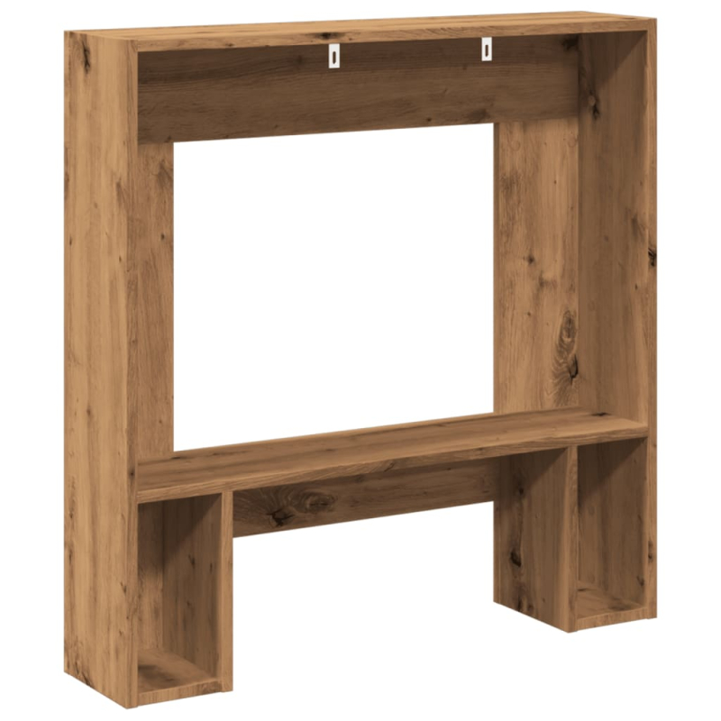 Kaminumrandung Artisan-Eiche 81x18x82 cm Holzwerkstoff