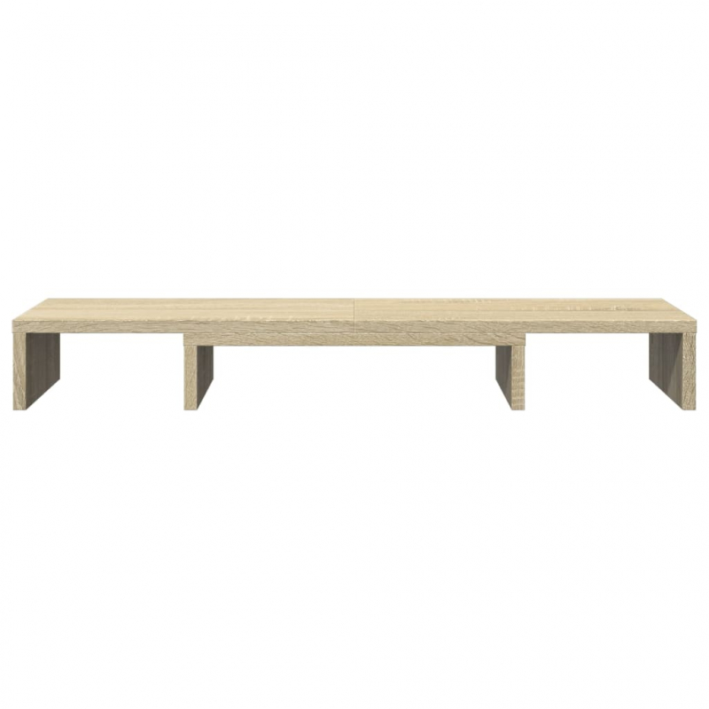 Monitorständer Verstellbar Sonoma-Eiche 80x24x10,5 cm