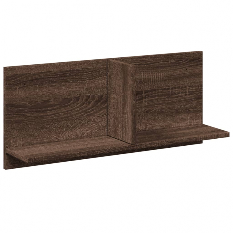 Wandschrank 70x16,5x30 cm Braun Eichen-Optik Holzwerkstoff