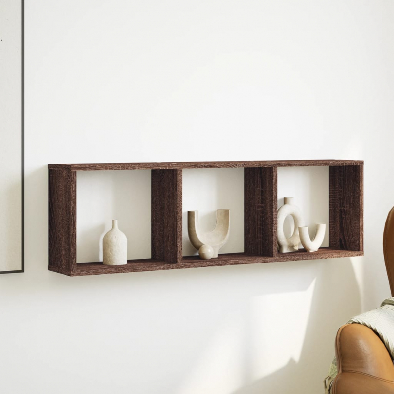 Wandschrank 100x16x30 cm Eichen-Optik Holzwerkstoff