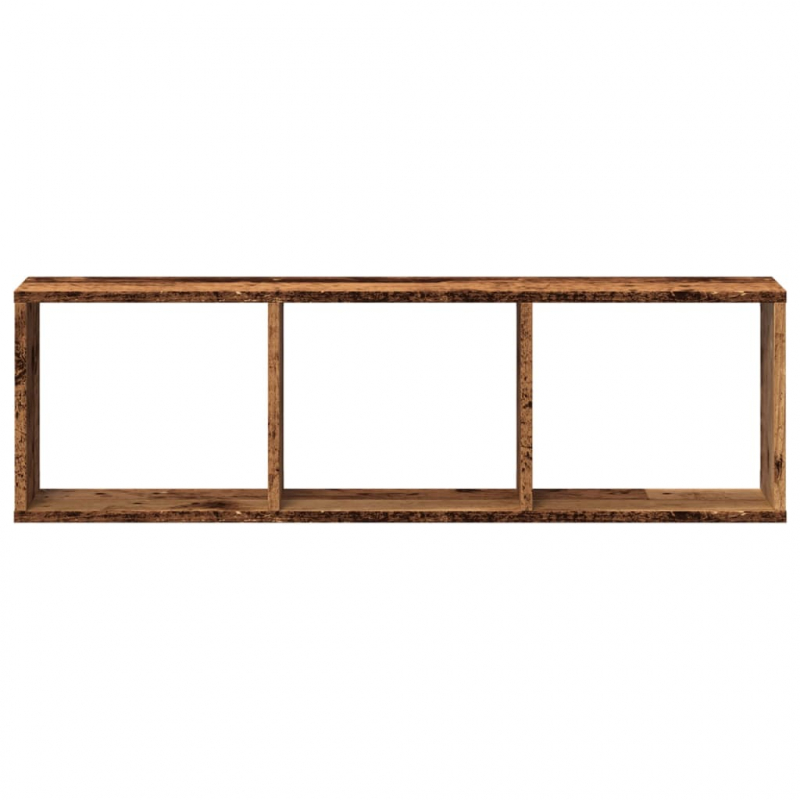Wandschrank 100x16x30 cm Altholz-Optik Holzwerkstoff