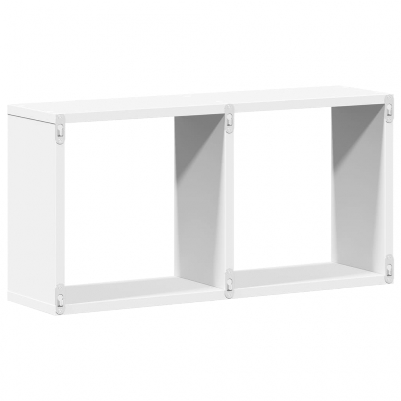 Wandschrank 60x16x30 cm Weiß Holzwerkstoff