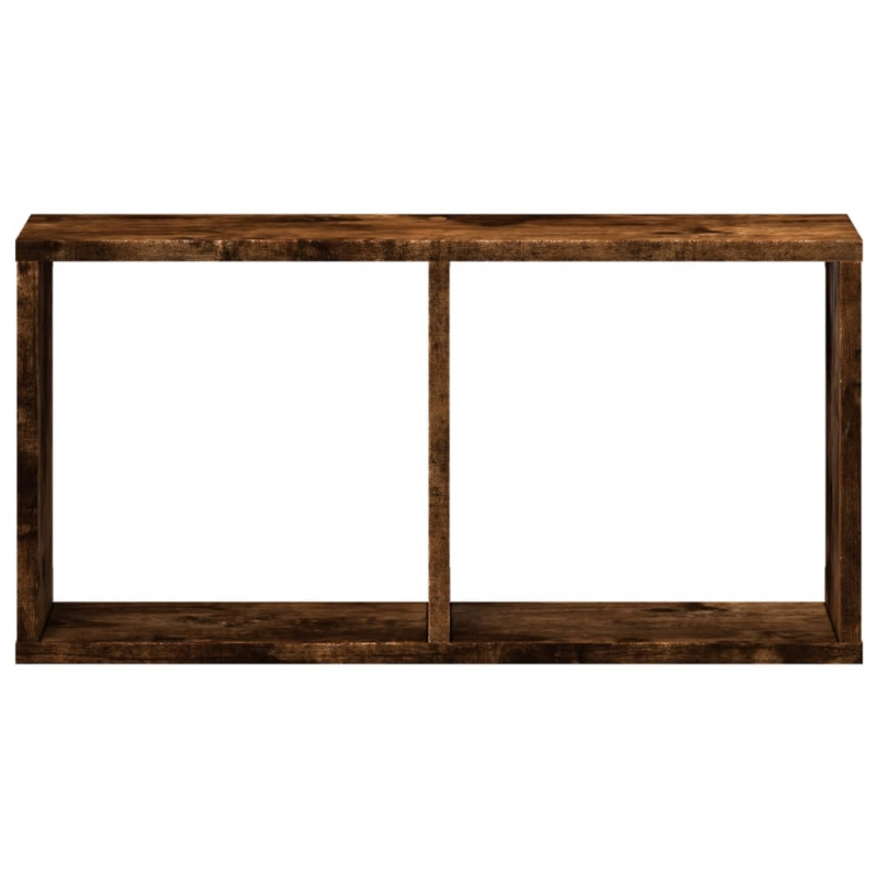 Wandschrank 60x16x30 cm Räuchereiche Holzwerkstoff