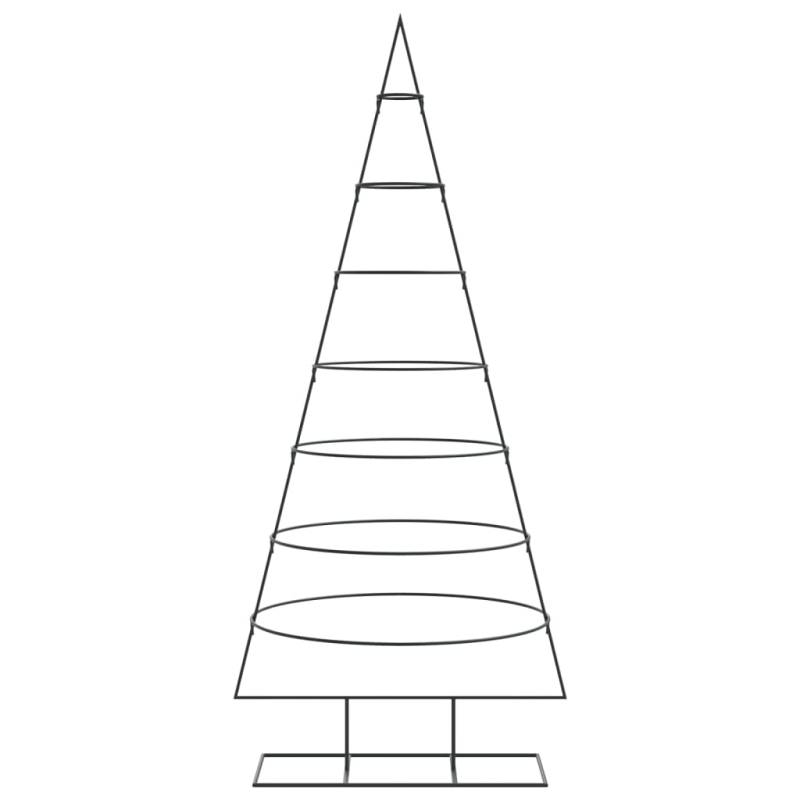 Metall-Weihnachtsbaum für Dekorationen Schwarz 180 cm