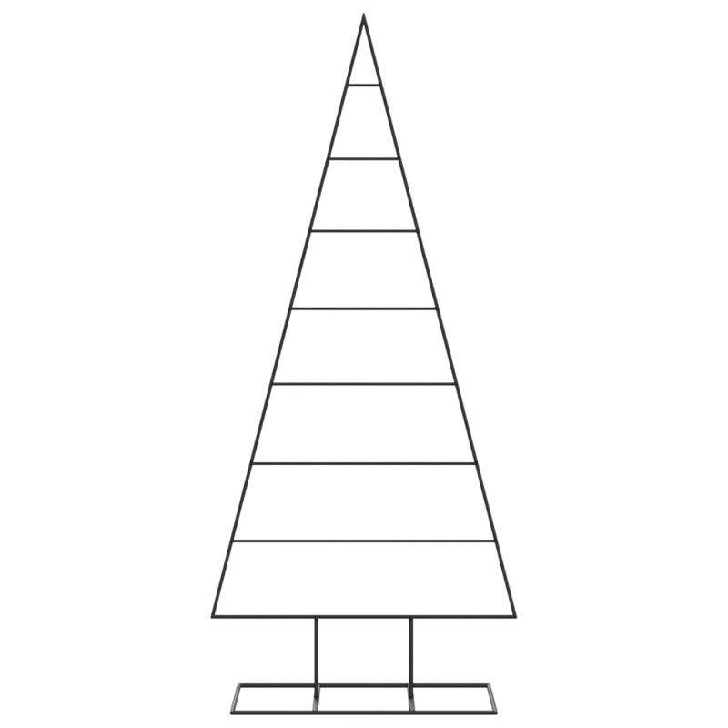 Metall-Weihnachtsbaum für Dekorationen Schwarz 180 cm