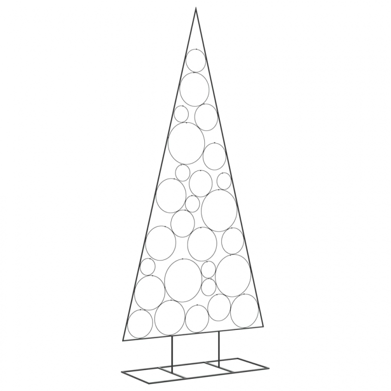 Metall-Weihnachtsbaum zum Dekorieren Schwarz 210 cm