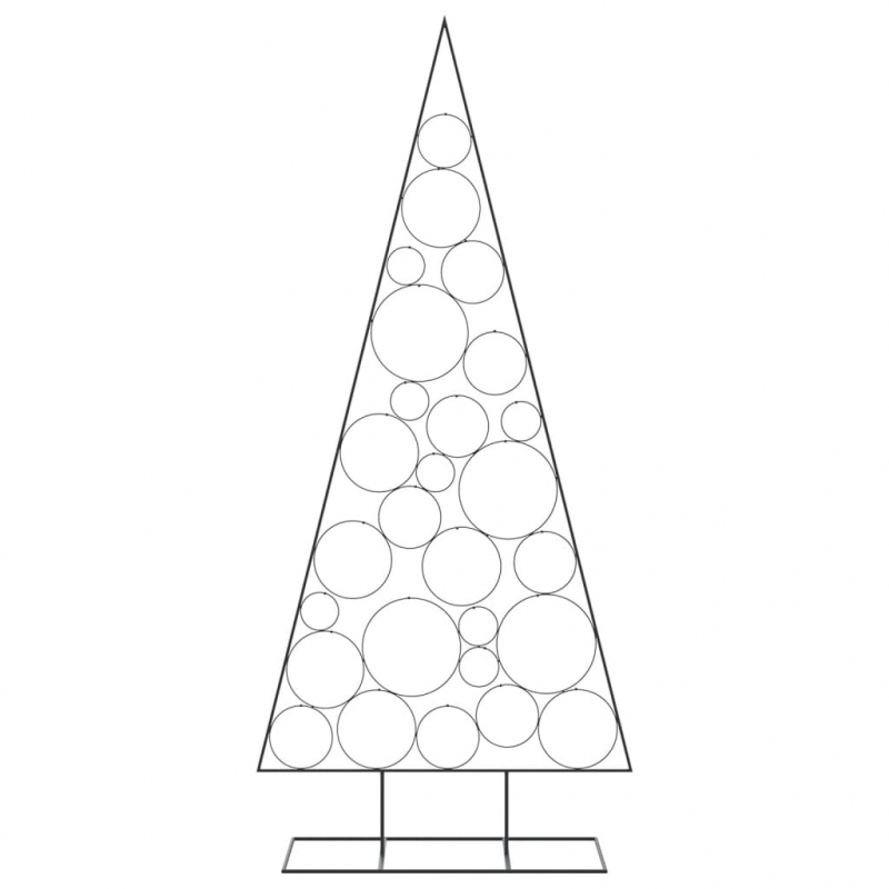 Metall-Weihnachtsbaum zum Dekorieren Schwarz 210 cm