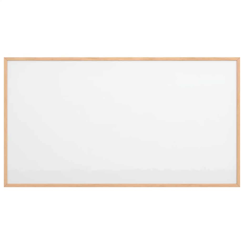 Magnetisches Whiteboard mit massivem Kiefernholzrahmen 100x55cm