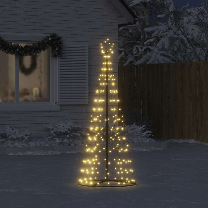 Weihnachtsbaum Kegelform 200 LEDs Warmweiß 182 cm