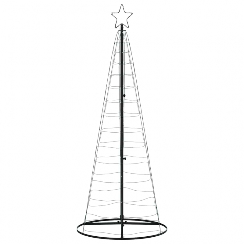 Weihnachtsbaum Kegelform 200 LEDs Warmweiß 182 cm