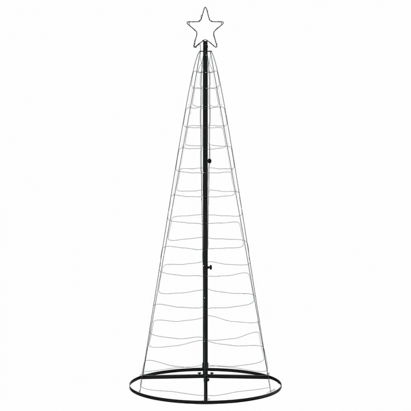 Weihnachtsbaum Kegelform 200 LEDs Blau 182 cm