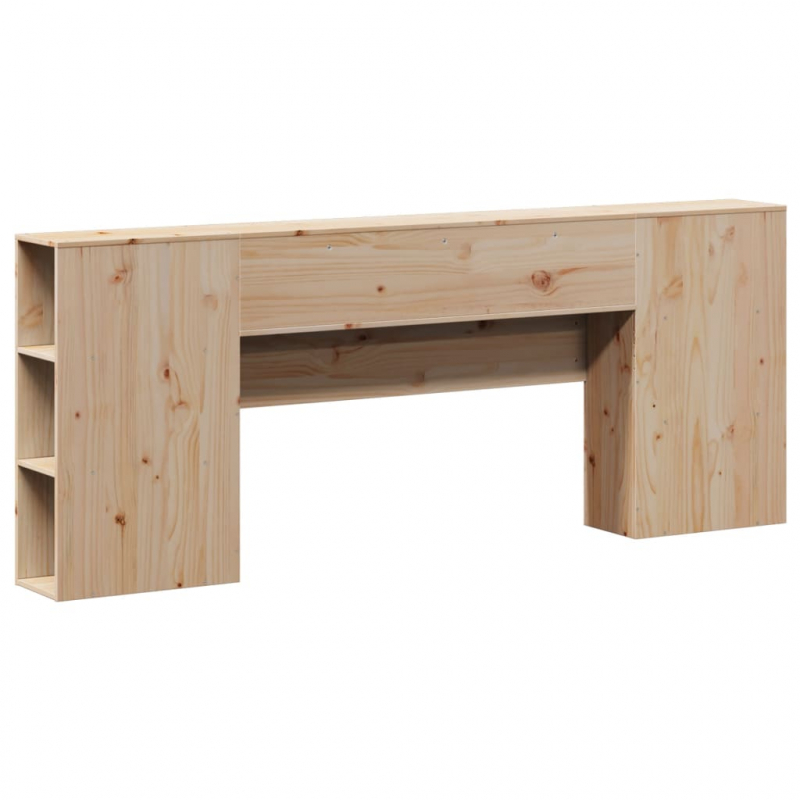 Kopfteil mit Stauraum 180 cm Massivholz Kiefer