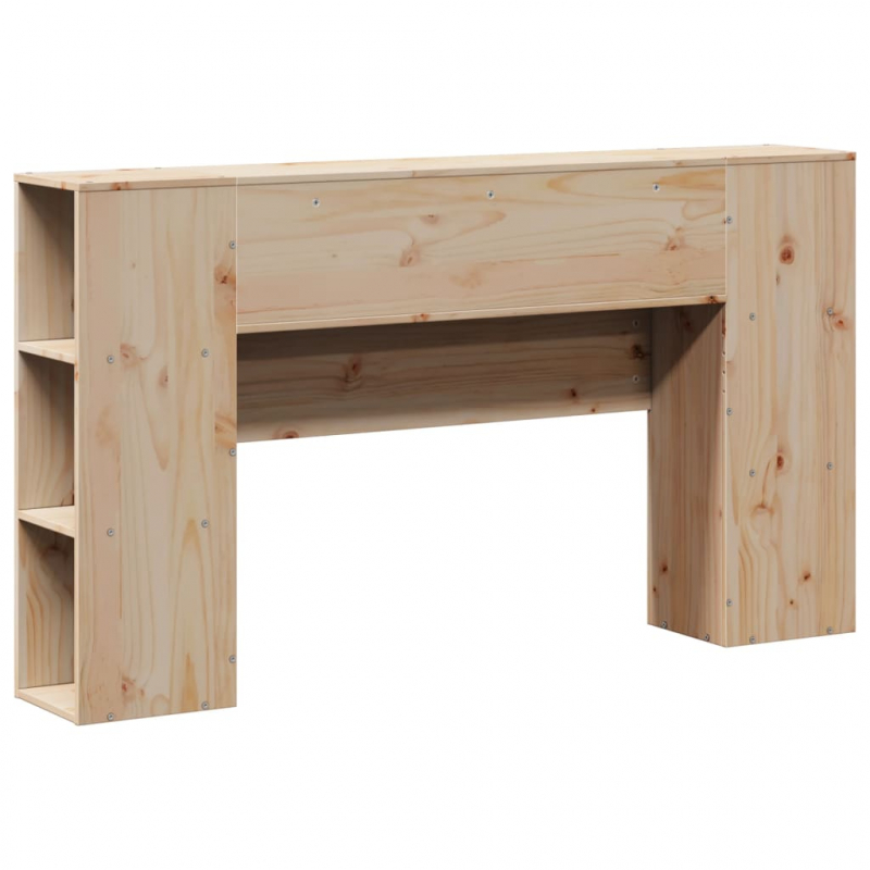 Kopfteil mit Stauraum 150 cm Massivholz Kiefer