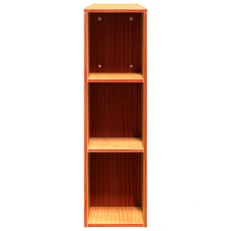 Kopfteil mit Stauraum Wachsbraun 150 cm Massivholz Kiefer
