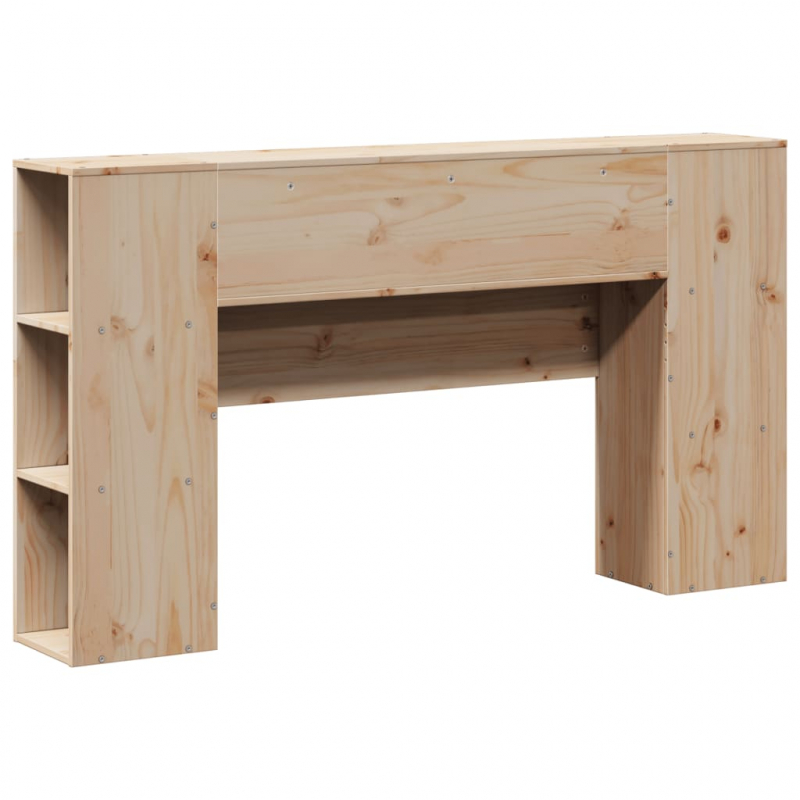Kopfteil mit Stauraum 140 cm Massivholz Kiefer