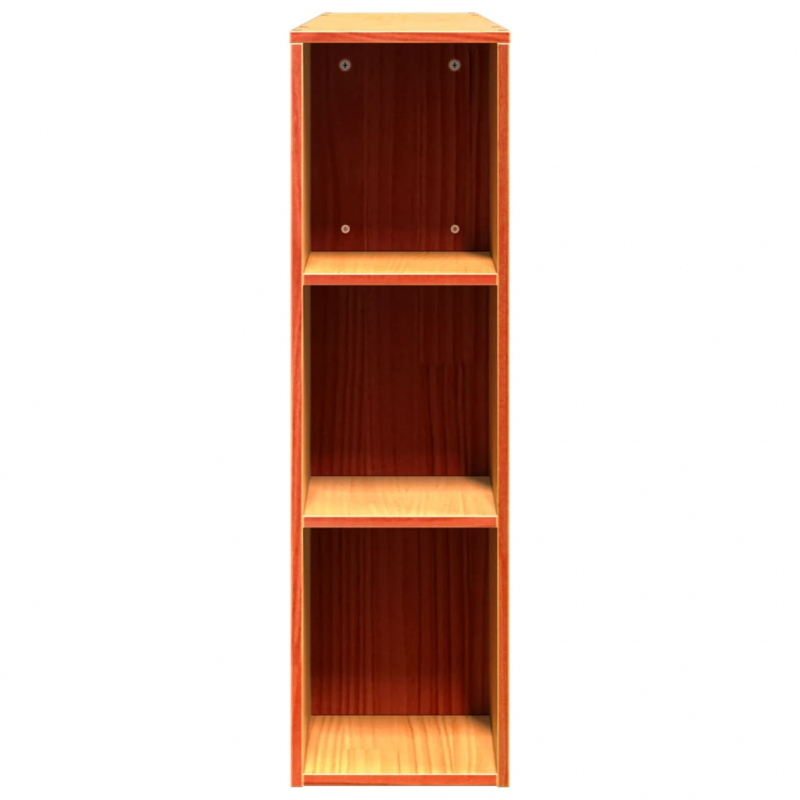 Kopfteil mit Stauraum Wachsbraun 135 cm Massivholz Kiefer