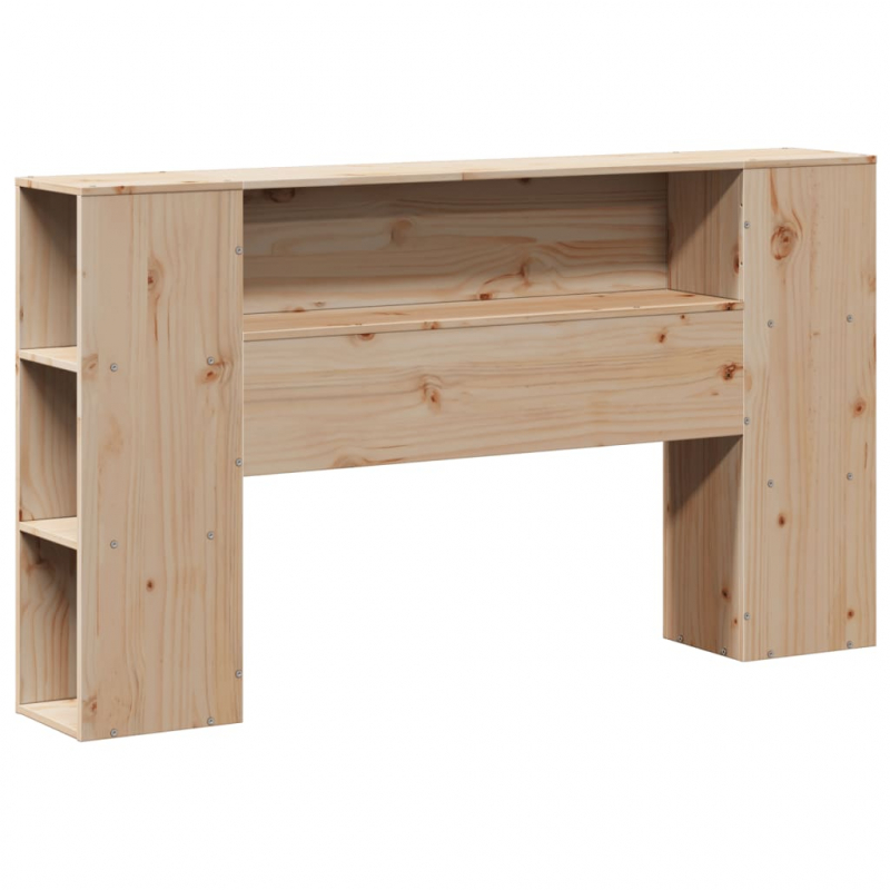 Kopfteil mit Stauraum 120 cm Massivholz Kiefer