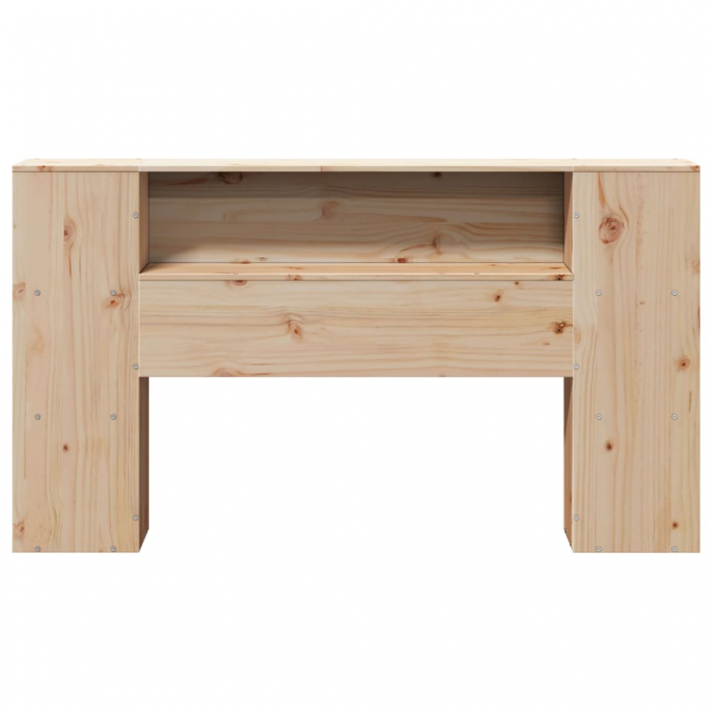 Kopfteil mit Stauraum 120 cm Massivholz Kiefer