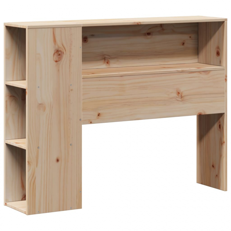 Kopfteil mit Stauraum 100 cm Massivholz Kiefer