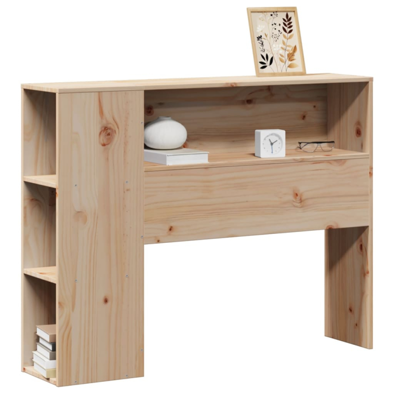 Kopfteil mit Stauraum 90 cm Massivholz Kiefer