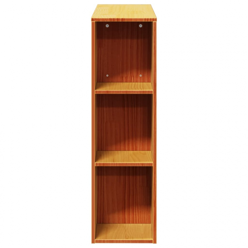 Kopfteil mit Stauraum Wachsbraun 75 cm Massivholz Kiefer