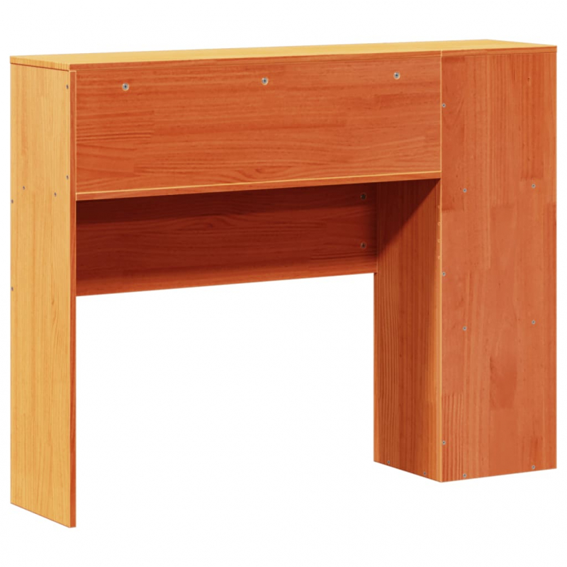 Kopfteil mit Stauraum Wachsbraun 75 cm Massivholz Kiefer