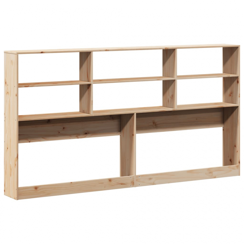 Kopfteil mit Stauraum 200 cm Massivholz Kiefer