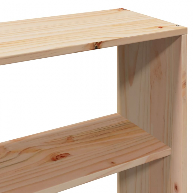 Kopfteil mit Stauraum 200 cm Massivholz Kiefer