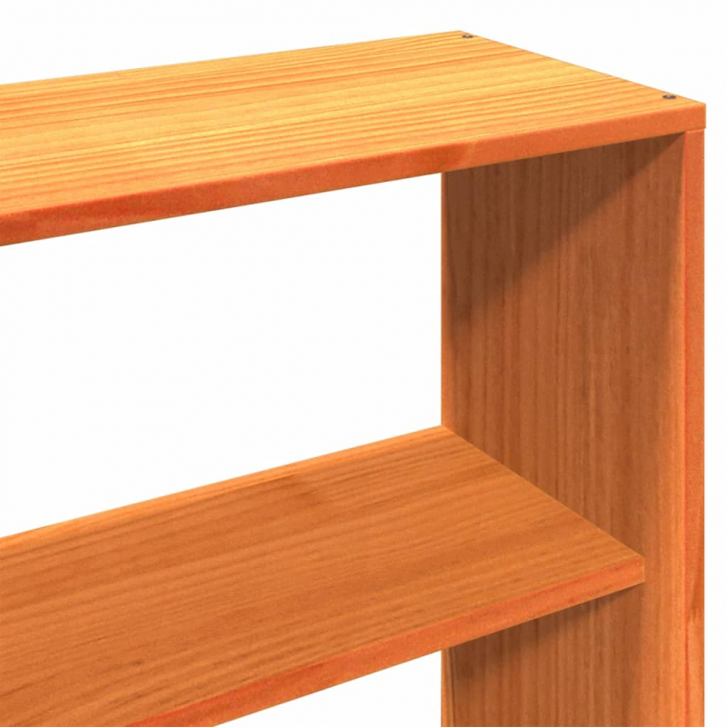 Kopfteil mit Stauraum Wachsbraun 180 cm Massivholz Kiefer