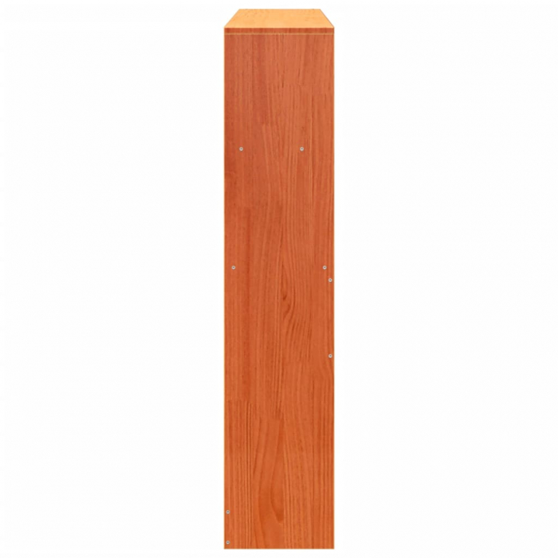 Kopfteil mit Stauraum Wachsbraun 140 cm Massivholz Kiefer